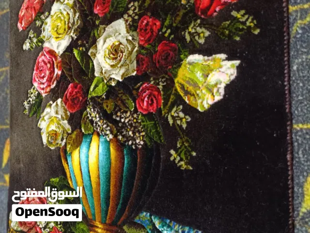 سجادة حريرية مصوّرة منسوجة يدوياً