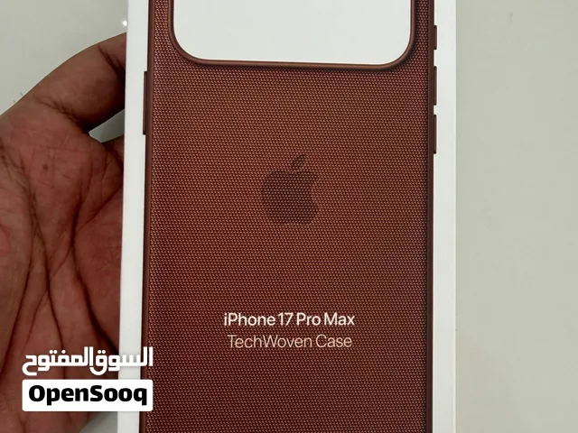 كفر Apple TechWoven أصلي لـ iPhone 17 Pro Max