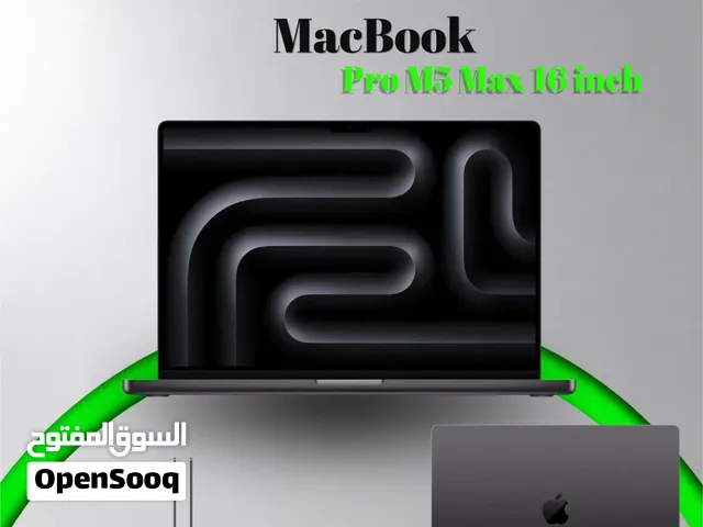 MacBook Pro M5 Max 36/2TB — جديد ماك بوك M5 MAX
