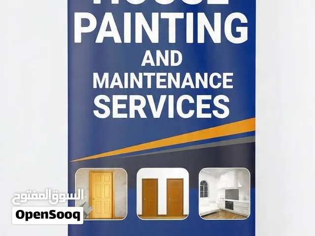 house painting. villa painting. Home painter. House maintenance. Gypsum board ceiling and partition
