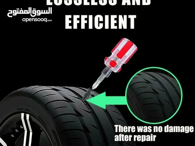 Tubeless Tire Rubber Nail Vacuum @ مسامير معالجة ثقوب الاطارات