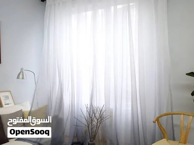 ستارة ديجراديه ( لون شيفون مارديني ) ( لون الحلقات:- فضي ) (المقاس الستارة : 2 متر عرض× 2.7 متر )