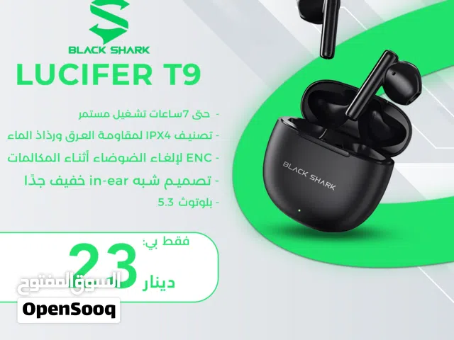 Black Shark Earbuds T9 سماعة بلاك شارك