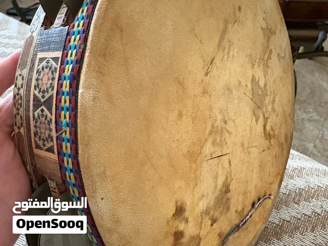 دف مصنوع من الجلد الحيواني الطبيعي للبيع