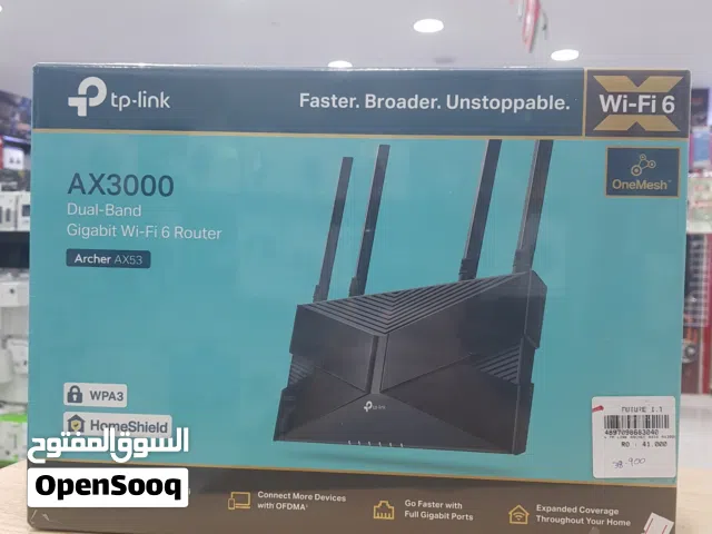 Archer AX53  AX3000 Dual Band Gigabit Wi-Fi 6 Router  آرتشر AX53  راوتر AX3000 ثنائي النطاق جيجابت