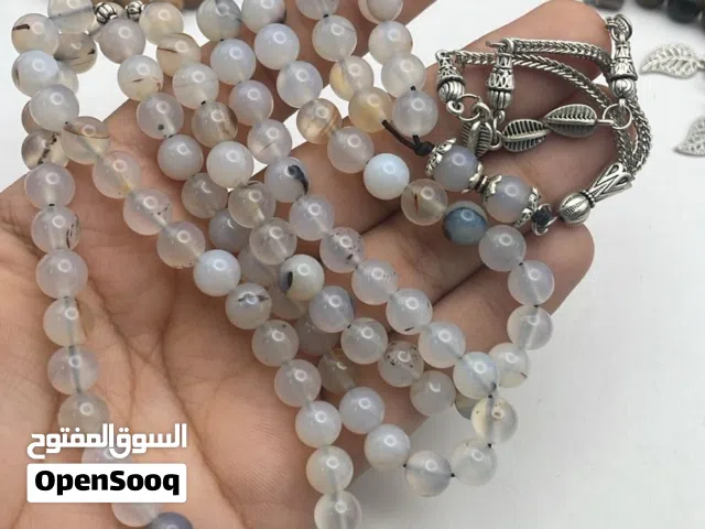 مسباح بحجر العقيق والكوارتز الطبيعية 100 ٪