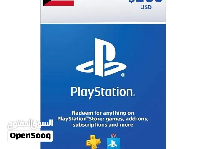 PSN Gift Card $100 - Kuwait Region  بطاقة بلايستيشن 100 دولار - كويت