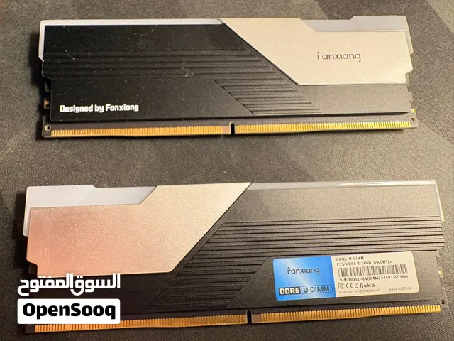 DDR5 Ram 32GB 6400MT/s CL40 رام للبيع