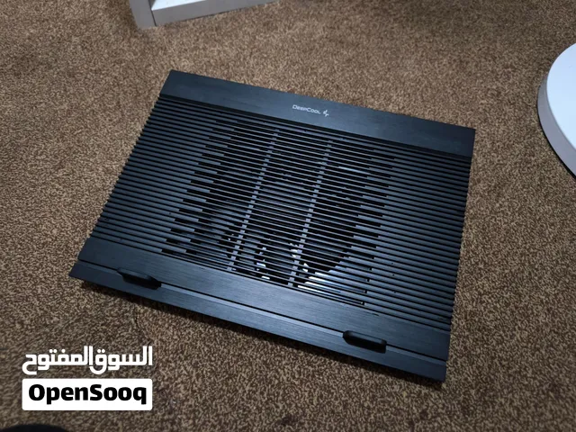 مروحة لابتوب DeepCool N9 قاعدة ألمنيوم، للابتوبات 12 إلى17 إنش، لون أسود