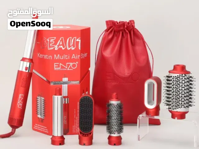 بكج الشعر ENZO متعدد الوظائف 6 في 1 بتقنية الكيراتين والأيونات بقدرة 1500 واط