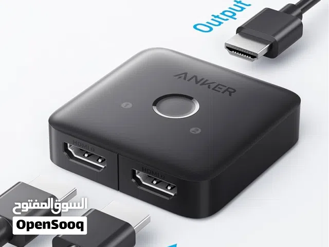 Anker 4K  HDMI Switch من 1الى 2 لتشغيل جهازين على شاشة واحدة