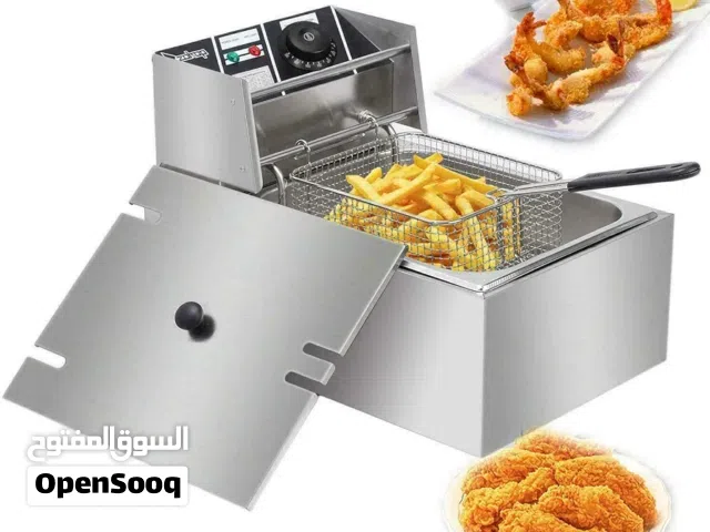 قلاية البطاطا والبروستد الكهربائية للمنزل وأصحاب المشاريع الصغيره بسعة 6.5 لتر