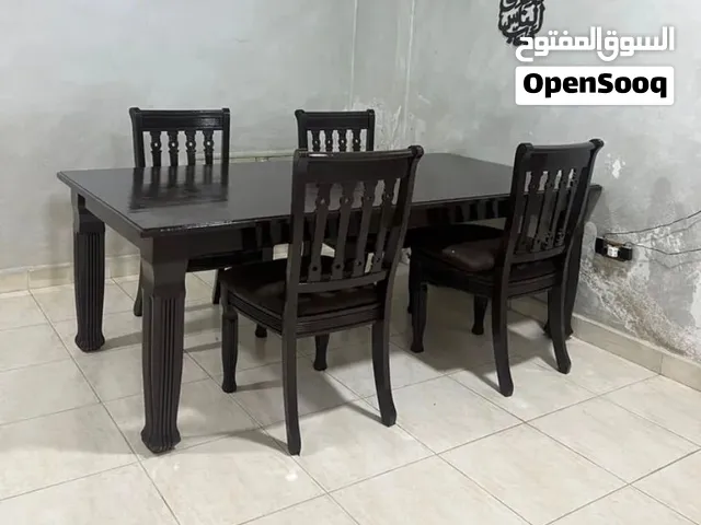 طاوله سفره خشب ثقيل تفصيل للبدل على شاشه سمارت