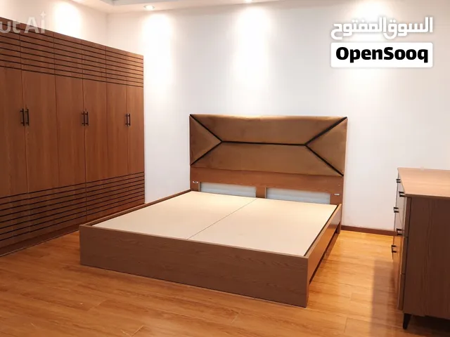 غرفة نوم كاملة جديدة - سرير ودولاب ومرآة وتسريحة Brand new complete bedroom set - bed, wardrobe, mir