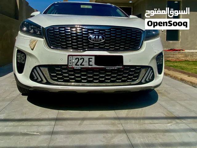 كيا سورنتو2019  شكل 20  رقم اربيل السياره مكفوله وجديده مابيها نقص محرك 6 سلندر