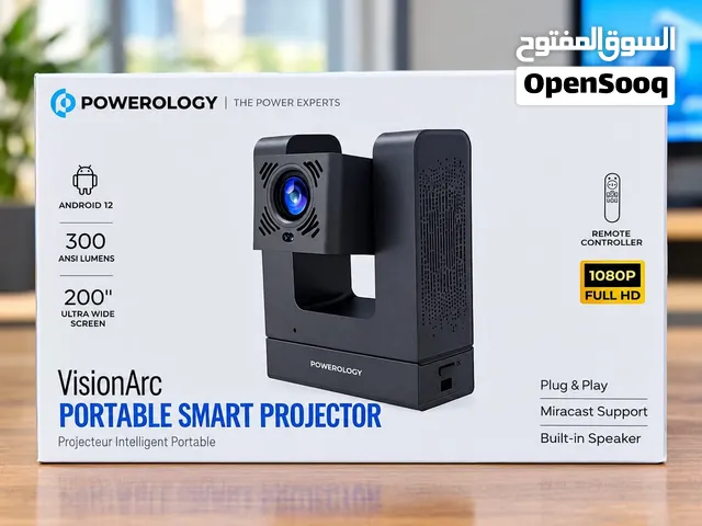 Brand New Powerology smart projector in Oman  1080P Full HD
