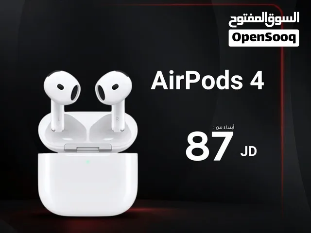 Airpods 4 / 4nc airpods 3 pro / airpods 5 جديد مسكر بالكرتونة مكفولة سنة كاملة من تاريخ التشغيل