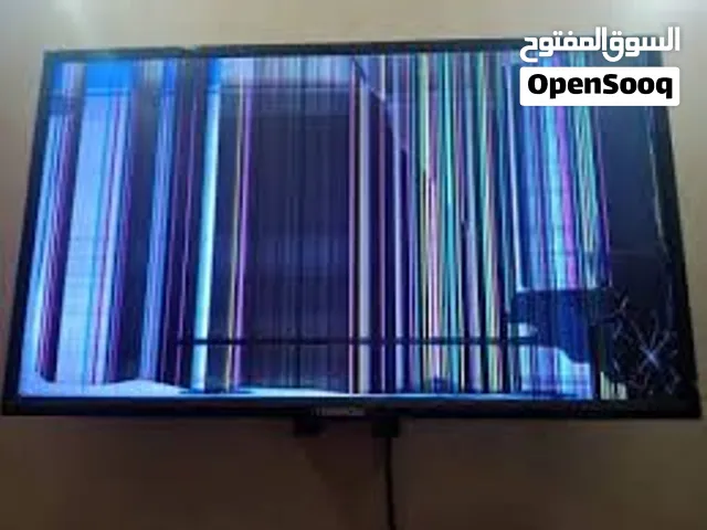 شاشه تورنيدو 32 بوصه مكسوره للبيع تصلح قطع غيار