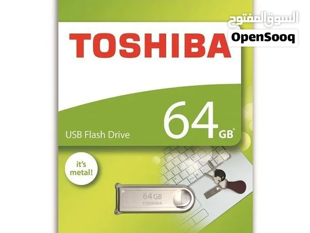 ميموري 64 جيجا معدن فلاش USB من توشيبا Trans Memory صناعه تايوان