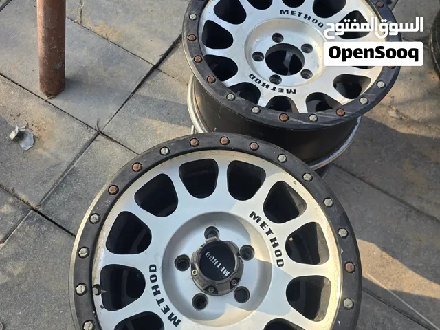 Method original rims size 17 for jeepرنقاق ميثود حجم 17 للجيب