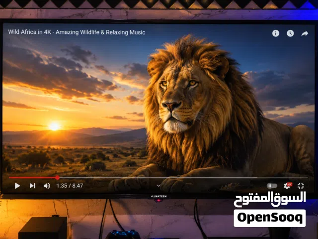 شاشة ALMATEEN 4K  55 بوصة مستعملة للبيع