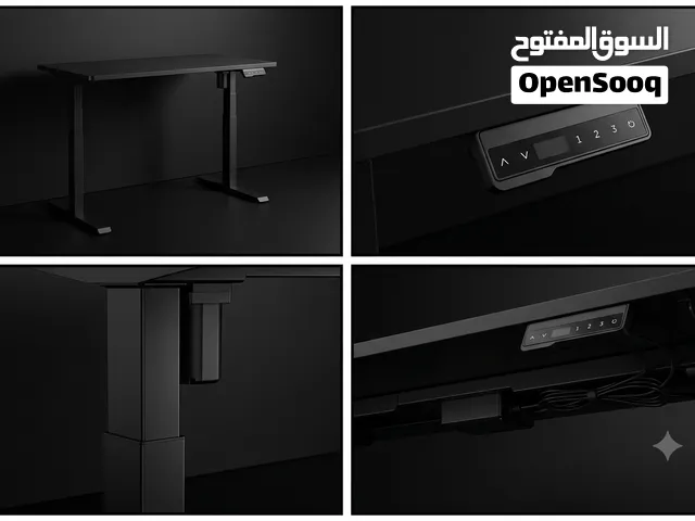 طاولة قيمنق ومكتب كهربائي قابل لتعديل الارتفاع (Smart Electric Standing Desk) – بحالة ممتازة