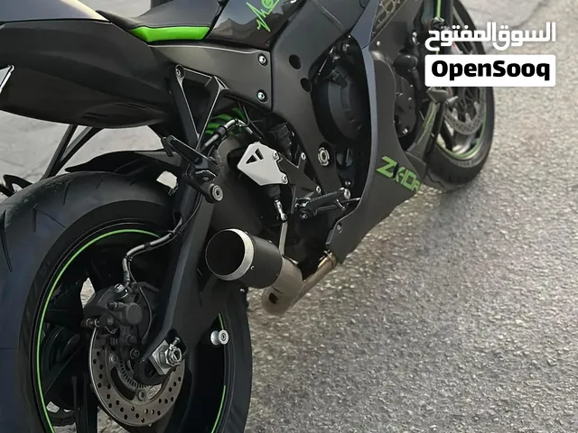كوازاكي نينجا zx10 r se الوحيده بالأردن باللون والمواصفات للبيع او بدل سياره بنفس القيمه