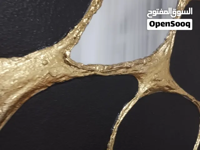 Black & Gold Handmade Wall Art – Luxury Modern Decor