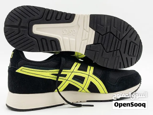 ASICS Black and Yellow Athletic Shoes