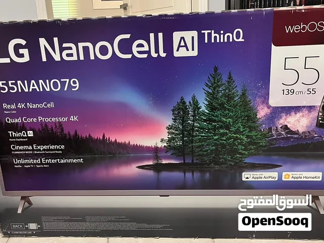 Excellent condition like new stored in it’s cartoon LG 55-inch NanoCell 4K Smart TV with AI ThinQ.