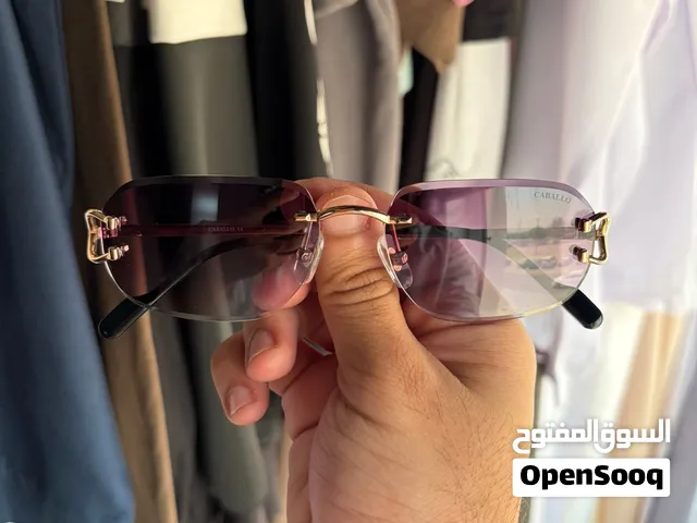 نظارة كابالو (Caballo) بدون إطار - عدسات بنفسجية ذهبي