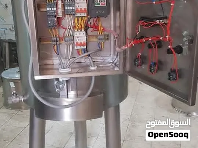 تصنيع خزانات وخلاطات استيل بجوده عاليه لجميع خطوط الإنتاج