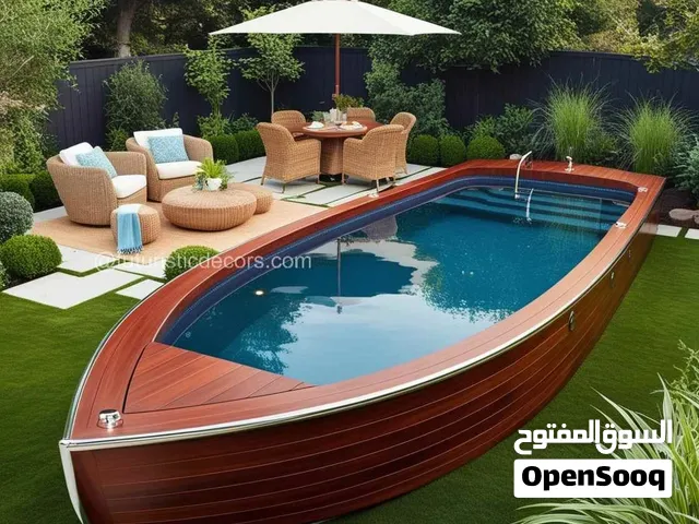 القارب حوض صباحه جکوزی