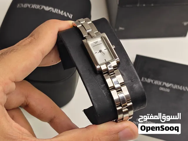 ساعه ارماني نسائيه مستخدمه