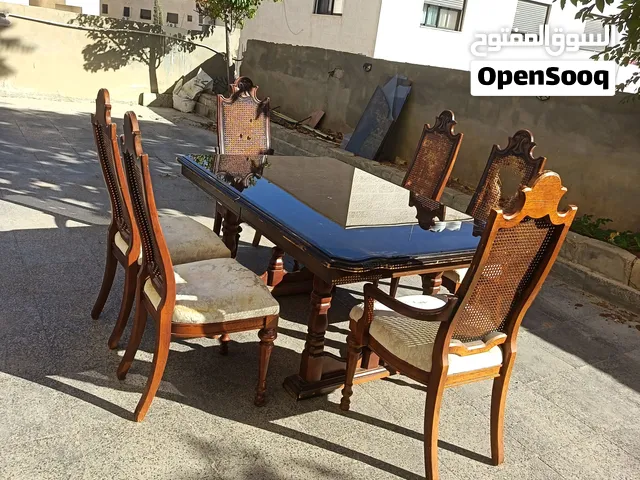 طاوله سفره ست كراسي اجنبي للبيع عالموقع عمان الجبيهه