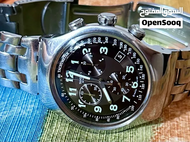 ساعة سواتش  سويسري اصلية شغالة 100%