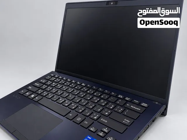 SONY VAIO SX14 لابتوب سوني فايو شاشة لمس بمعالج إنتل COR I7 الجيل الحادي عشر الذاكرة 512