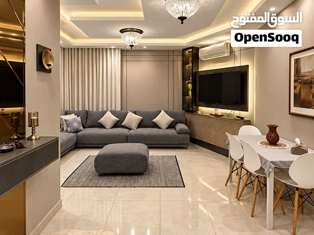 شقة مفروشة فاخرة للإيجار بضاحية النخيل – شبه أرضي