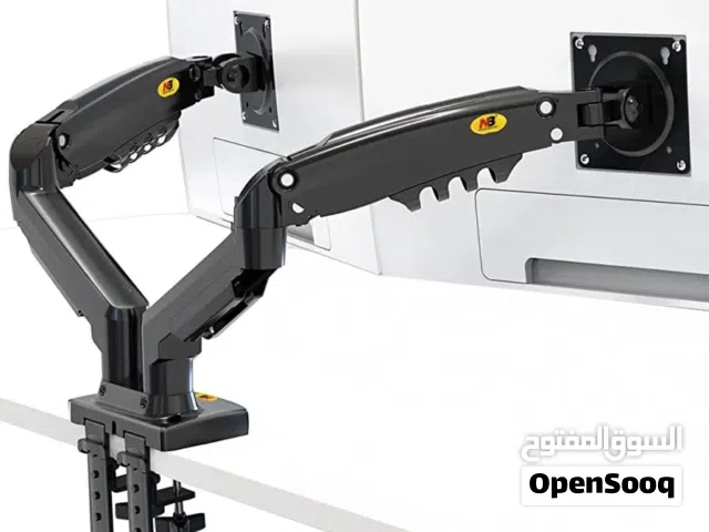 NB Dual Monitor Desk Mount Stand Full Motion Swivel Computer Monitor Arm for Two Screens 17-27 Inch
