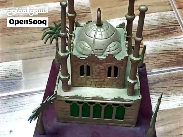 صنيه نحاس مع برق نحاس وفناجين