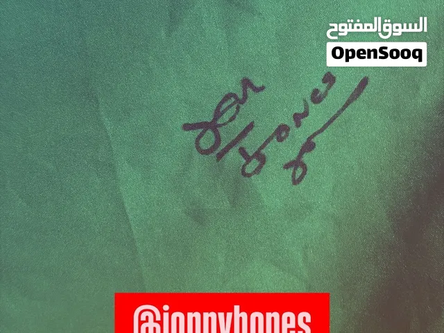 Circassian flag signed by Jon bones jones