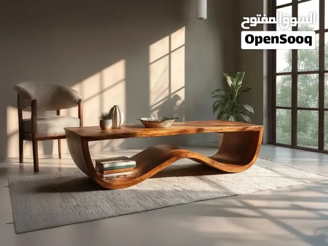 Luxury Coffee Table with Storage Shelf for Living Room