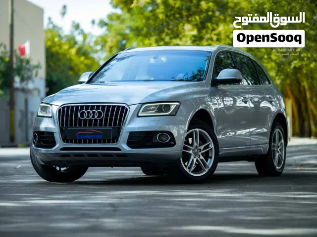 Audi Q5 2015 Silver  Turbo  Agency  Full Insurance  Bahrain Spec Best Price Offered
