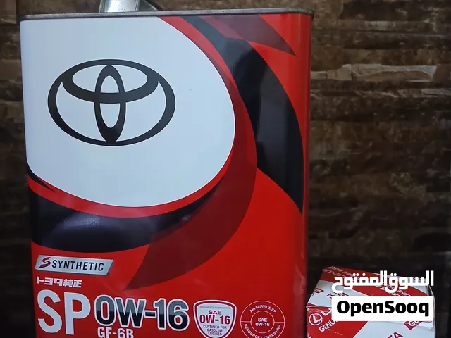 زيت تويوتا 0W-16 + فلتر زيت