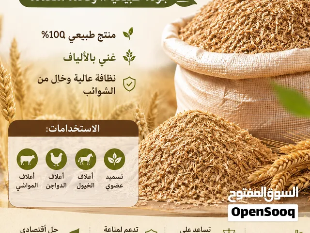 نخالة قمح عالية الجودة