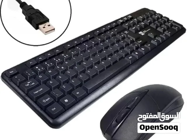كيبورد وماوس R8 سلكي USB مستعمل نضيف للبيع