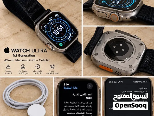 Apple Watch Ultra 1st Gen 49mm Titanium GPS + Cellular – 93% Battery Health
