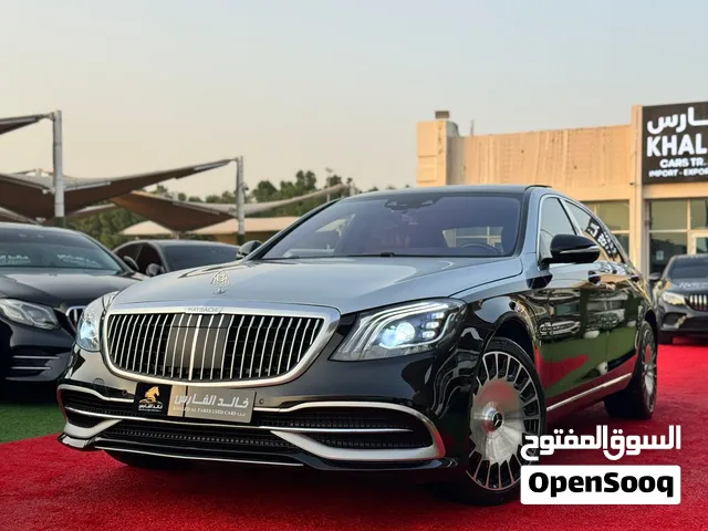 مرسيدس بنز S 500 2014 كيت مايباخ أورجينال وارد كوري بحالة الوكالة التامة وسعر عرض ممتاز.