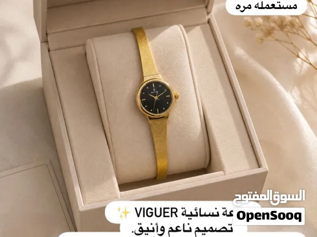 ساعة نسائية ناعمة من ماركة VIGUER بحالة ممتازة