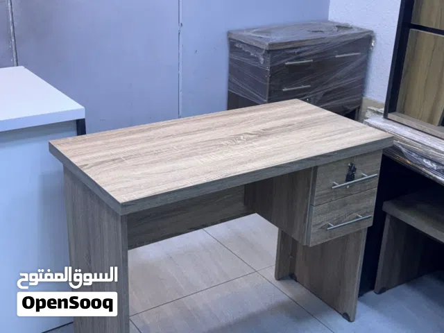 مكتب دراسي خشب مع درجين ومفتاحين طاولة